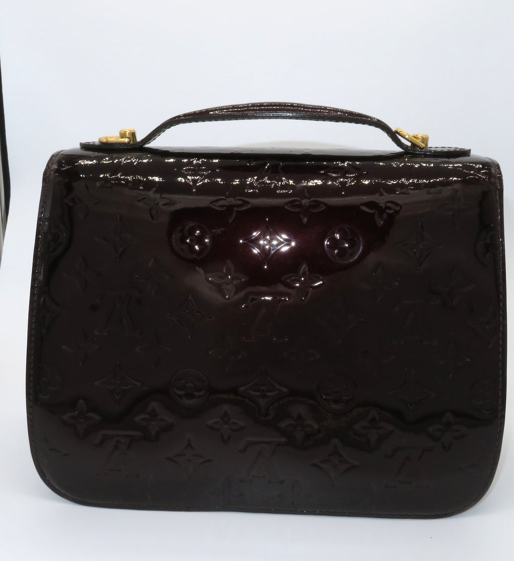 Louis Vuitton Amarante Embossed Monogram Vernis Mirada
