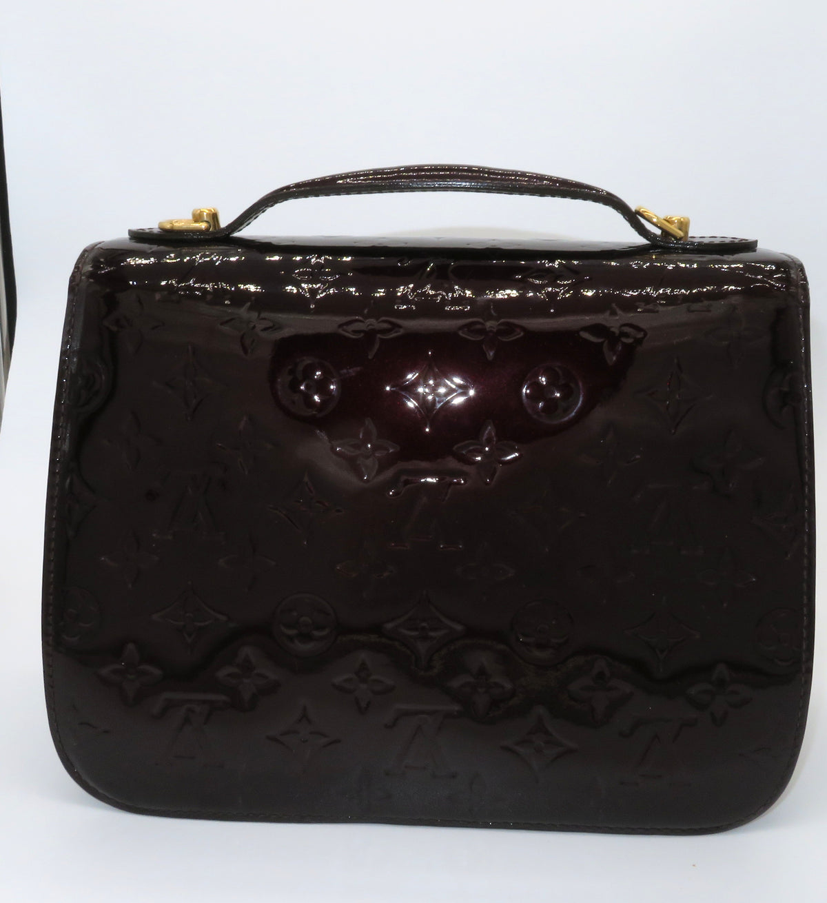 Louis Vuitton Amarante Embossed Monogram Vernis Mirada