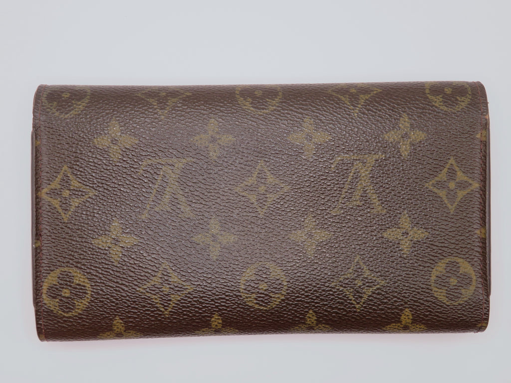 VINTAGE Louis Vuitton Monogram Porte Tresor International Long Tri Fold Wallet