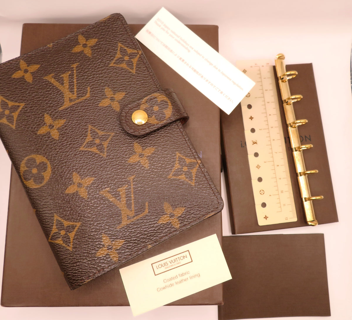 Louis Vuitton Monogram Small Ring PM Agenda Cover