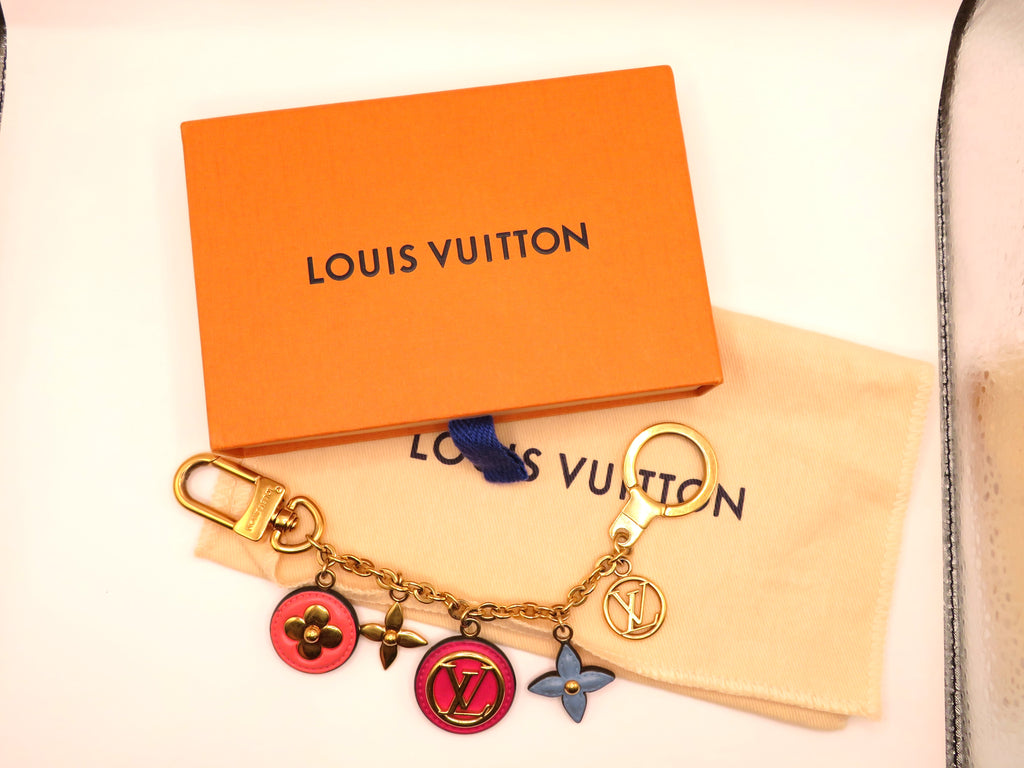 Louis Vuitton Preppy Flower Bag Charm & Key Holder