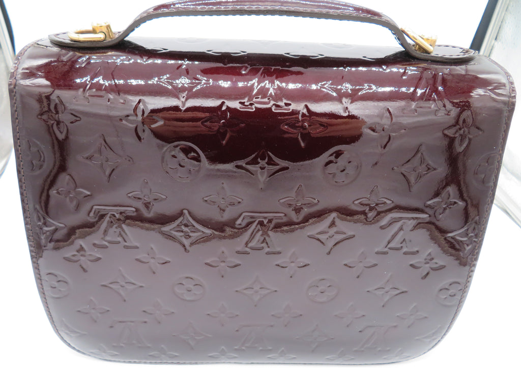 Louis Vuitton Amarante Embossed Monogram Vernis Mirada