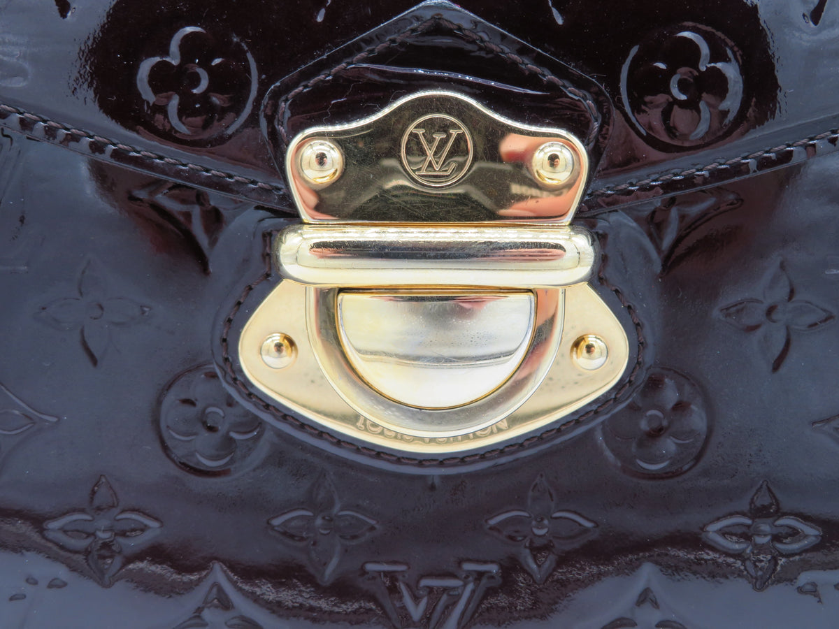 Louis Vuitton Amarante Embossed Monogram Vernis Mirada