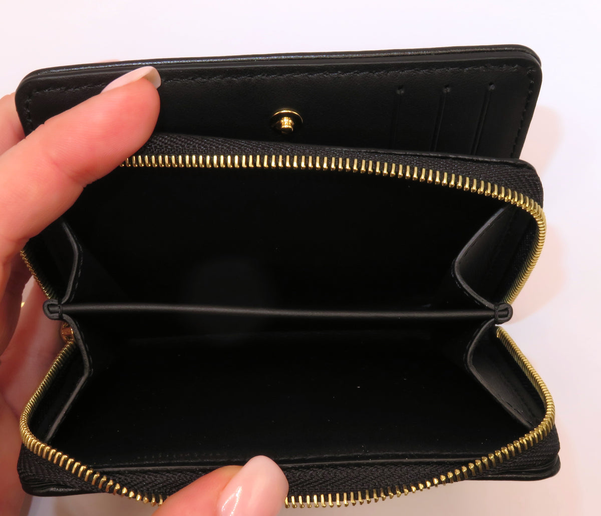 Louis Vuitton Coussin Lambskin Black Embossed Monogram Coin Purse