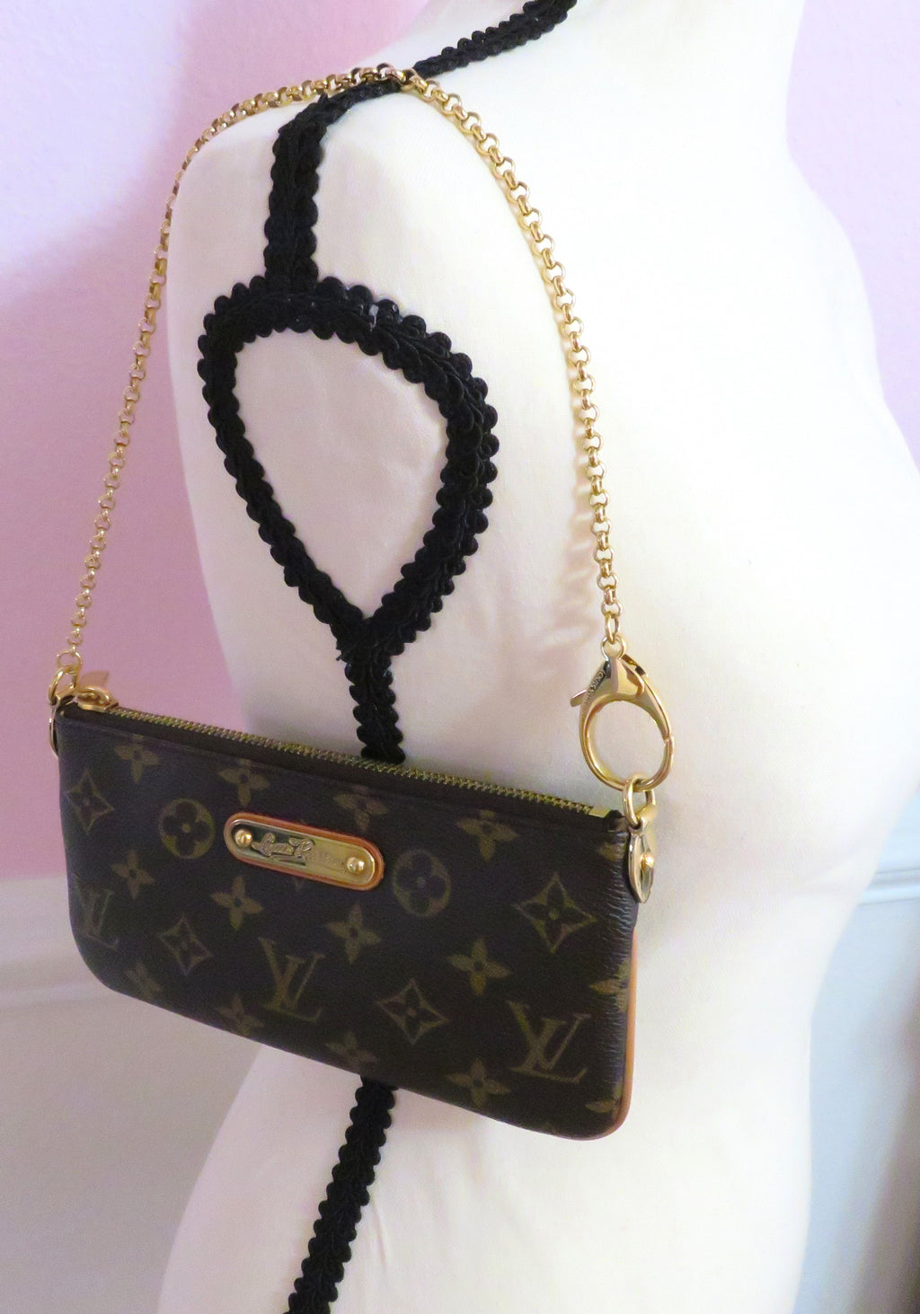 Louis Vuitton Monogram Milla MM Pochette