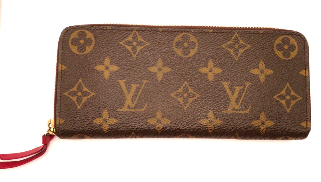 Louis Vuitton Fuchsia Monogram Clemence Wallet