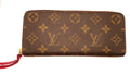 Louis Vuitton Fuchsia Monogram Clemence Wallet
