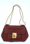 Chloe Elsie Chain Coral Leather Shoulder Bag