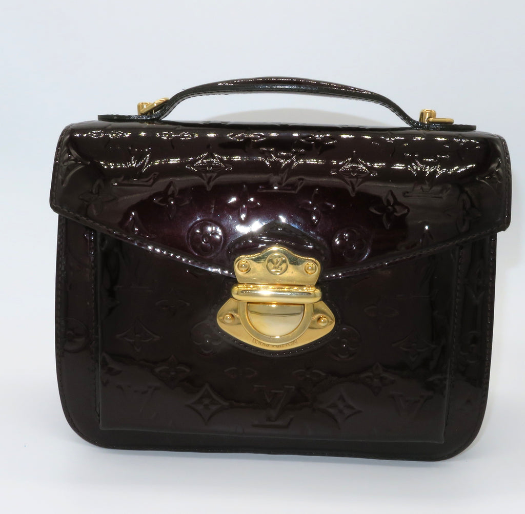 Louis Vuitton Amarante Embossed Monogram Vernis Mirada
