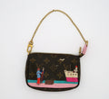 Louis Vuitton Mini Monogram Pochette with Boat Art