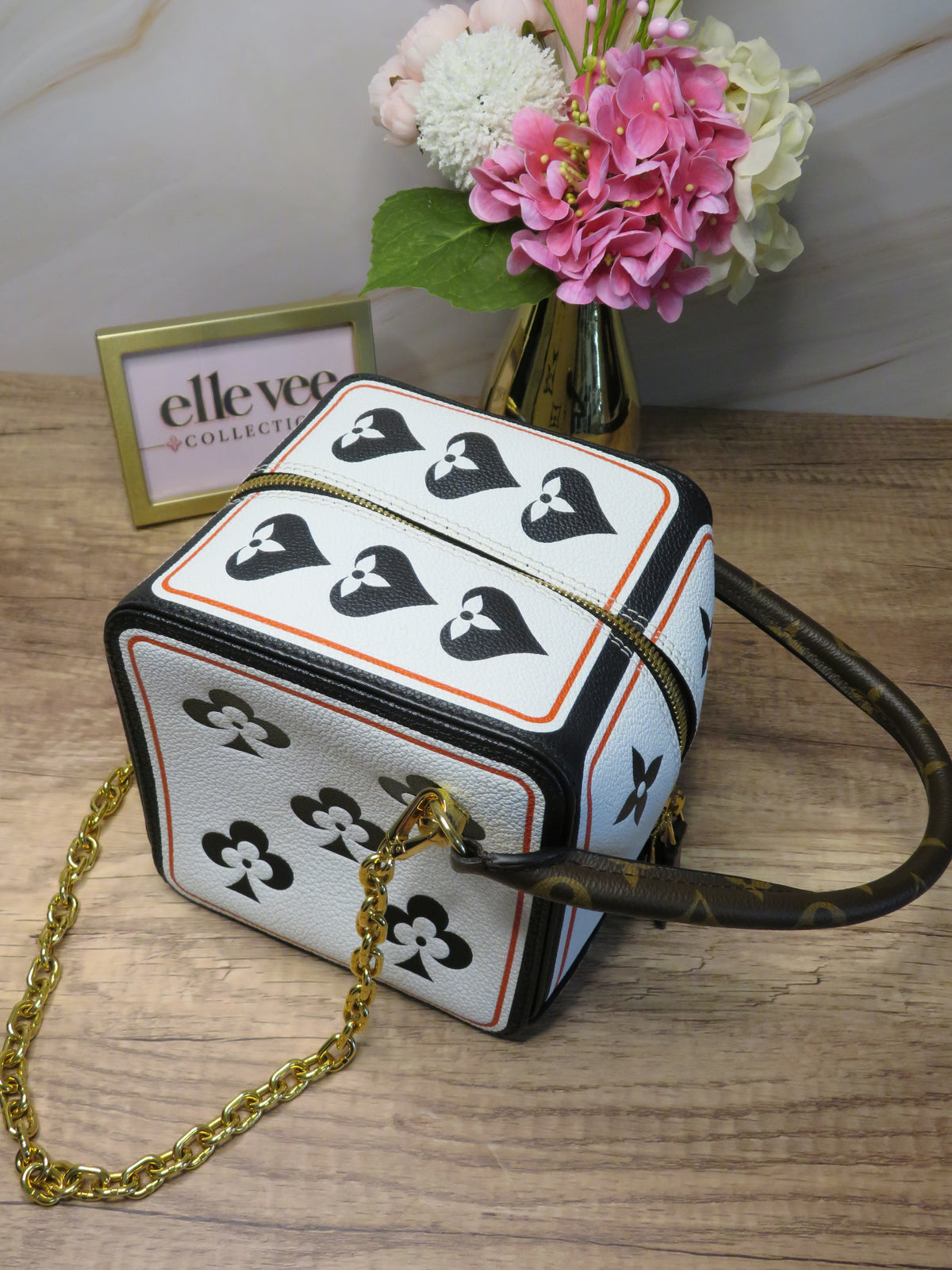 Louis Vuitton "Game On" Cube Dice Bag