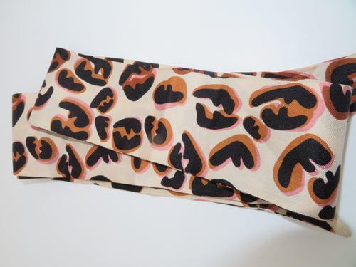 Fendi Leopard Print Silk Wrappy Scarf