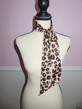 Fendi Leopard Print Silk Wrappy Scarf