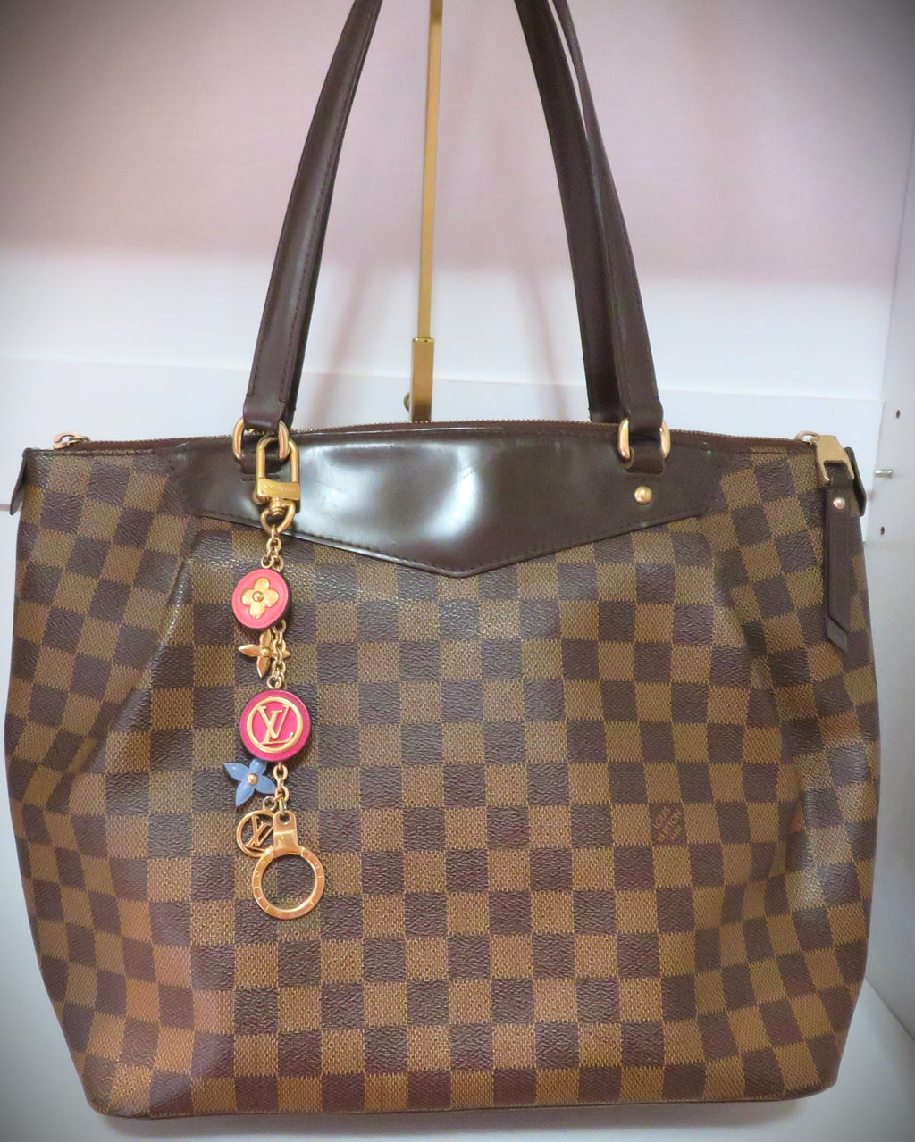 Louis Vuitton Preppy Flower Bag Charm & Key Holder