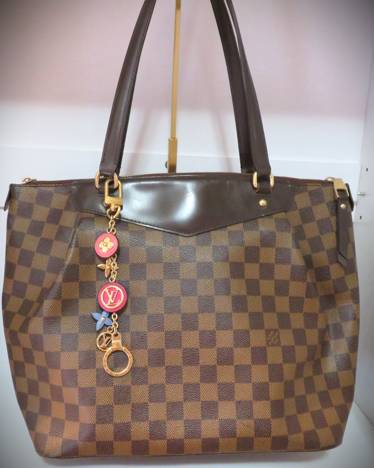 Louis Vuitton Preppy Flower Bag Charm & Key Holder