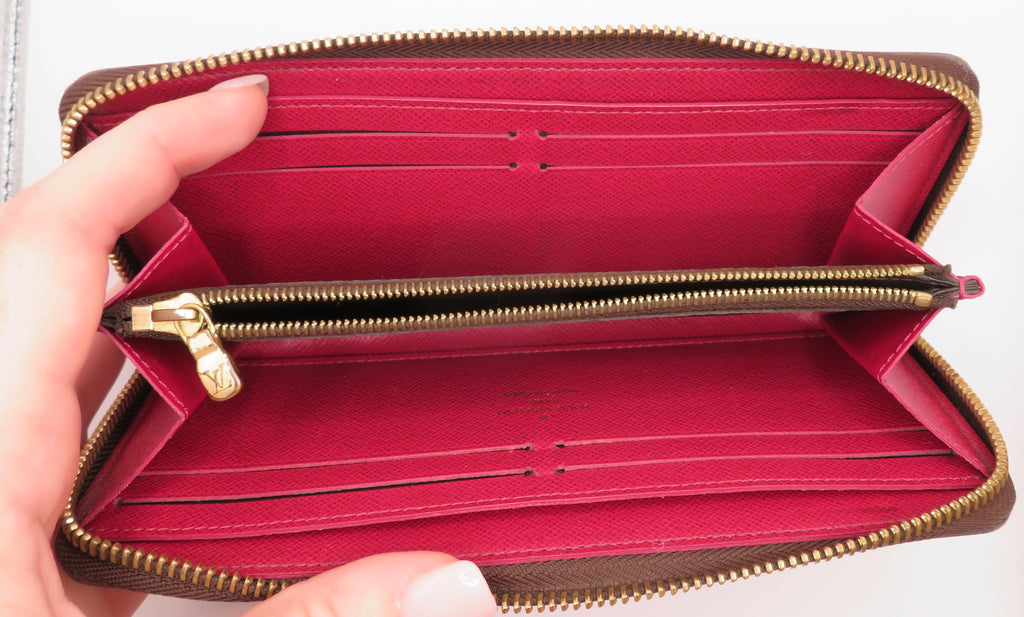 Louis Vuitton Fuchsia Monogram Clemence Wallet