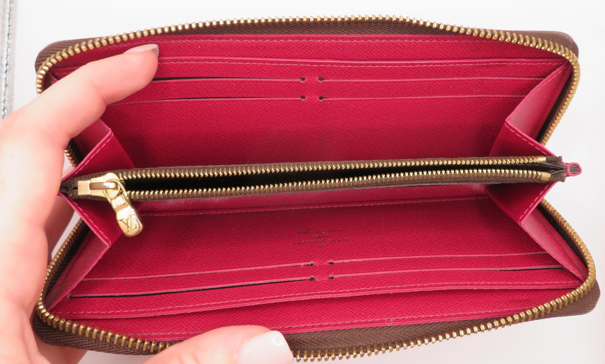 Louis Vuitton Fuchsia Monogram Clemence Wallet
