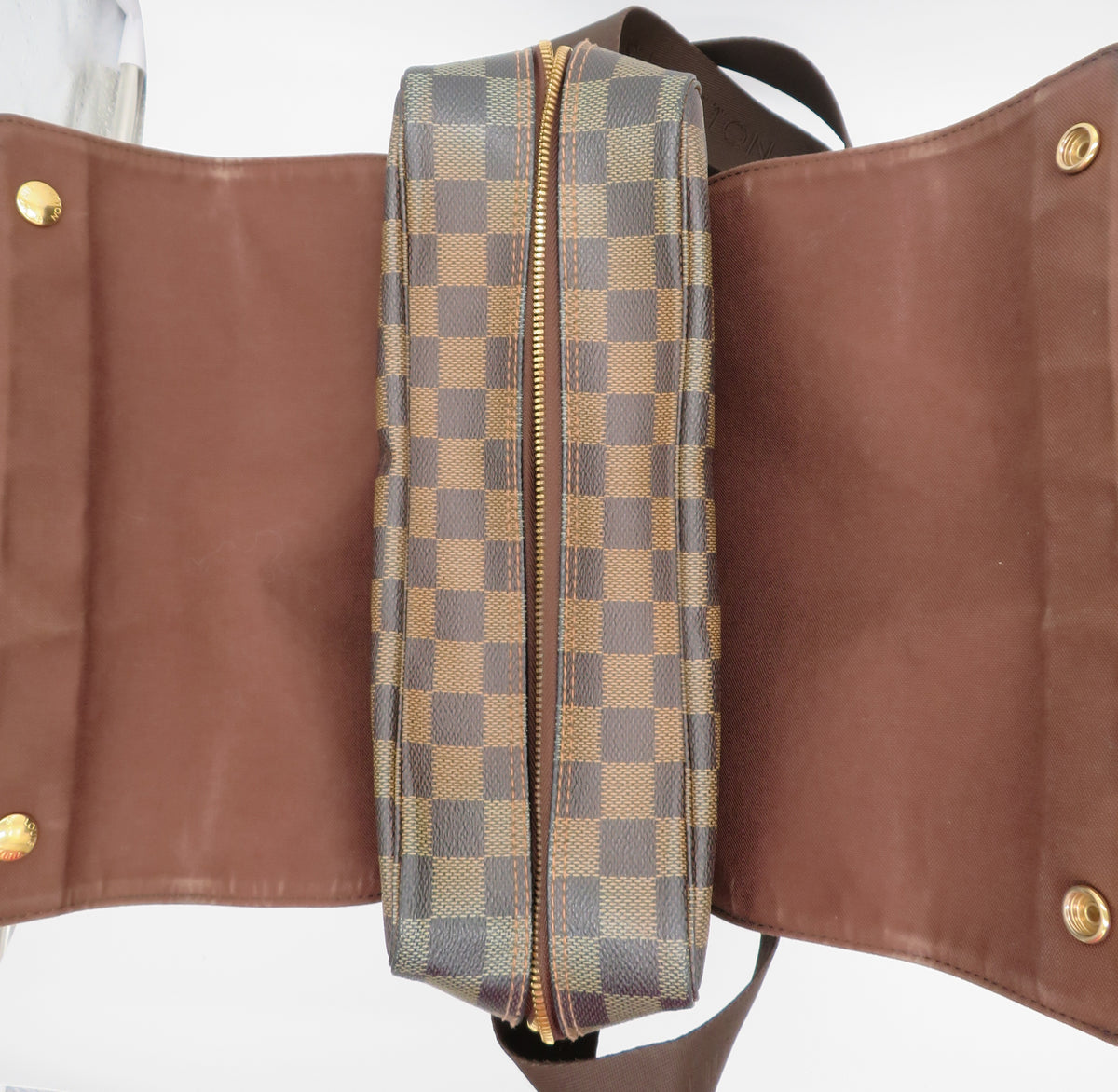 Louis Vuitton Damier Ebene Naviglio Shoulder Bag