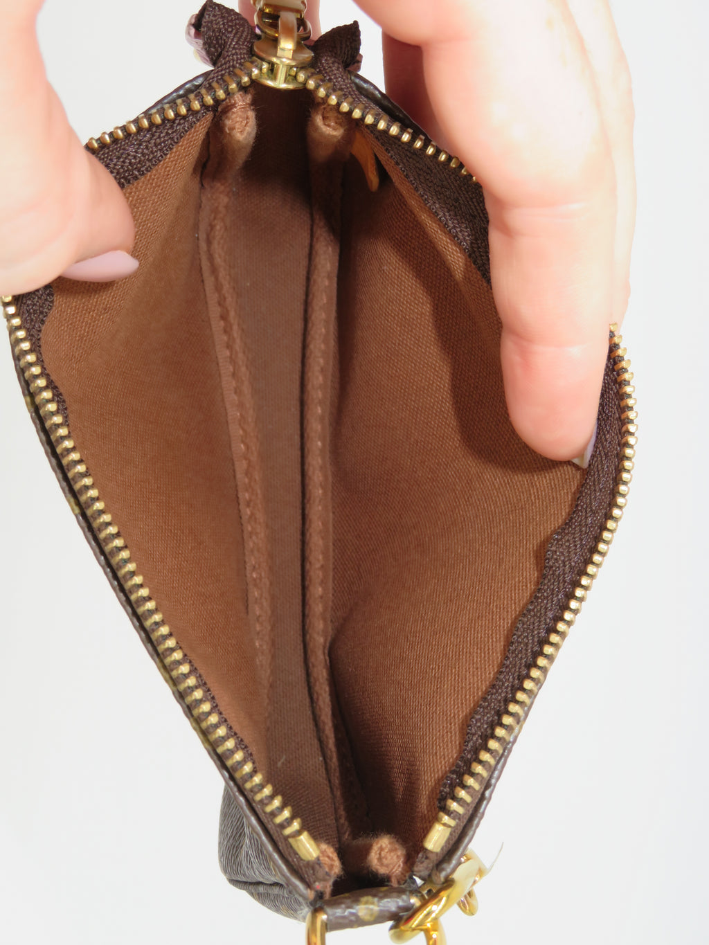 Louis Vuitton Mini Monogram Pochette with Boat Art