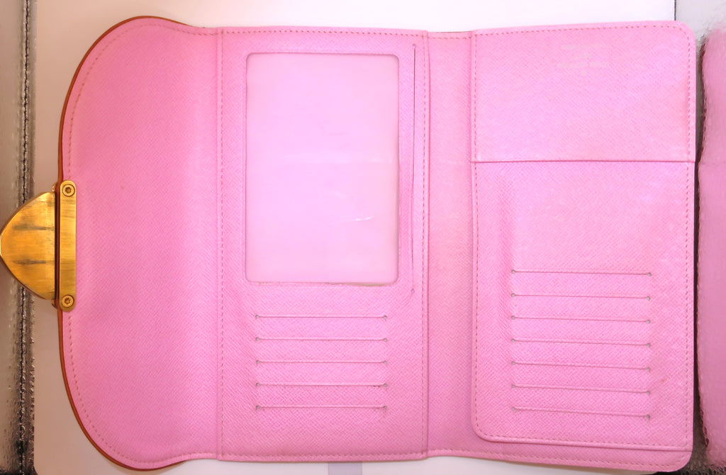Louis Vuitton Eugenie White Multi Color Monogram Murakami Tri Fold Wallet