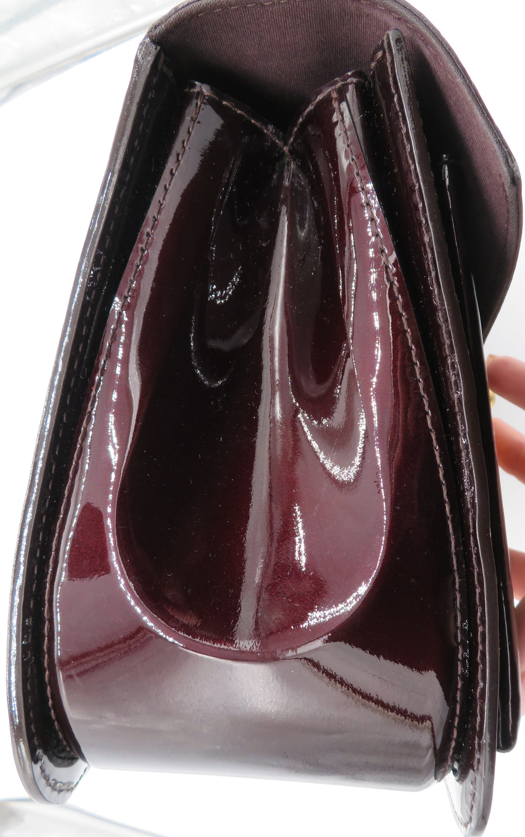 Louis Vuitton Amarante Embossed Monogram Vernis Mirada