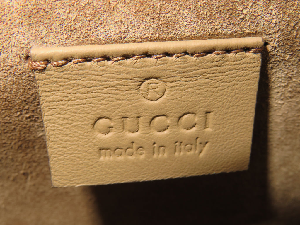 Gucci GG Supreme Small Dionysus Tan Suede Crossbody Bag