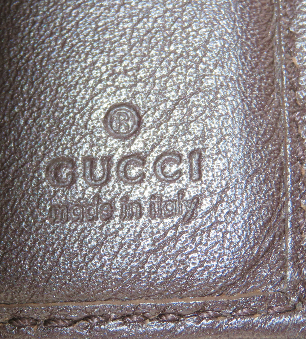 Gucci GG Supreme Canvas Sherry Line Long Bi Fold Wallet
