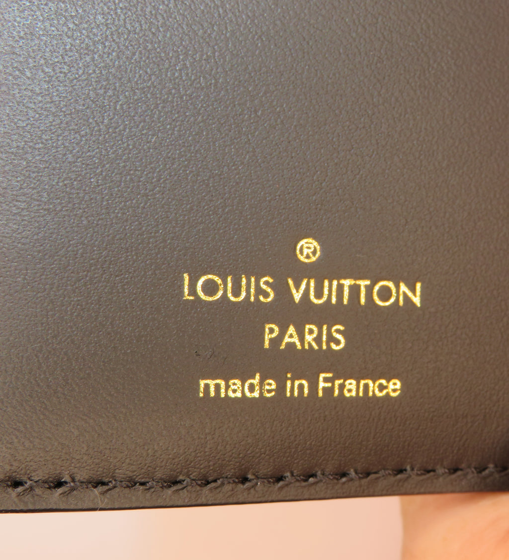 Louis Vuitton Coussin Lambskin Black Embossed Monogram Coin Purse