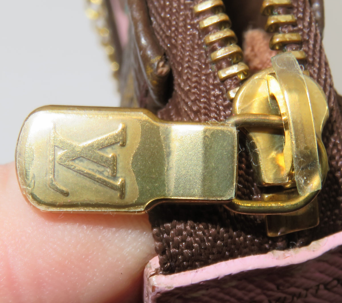 Louis Vuitton Mini Monogram Pochette with Boat Art
